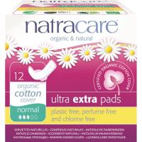Natracare Ultra Extra Pads Normal with Organic Cotton Cover x 12 Pack